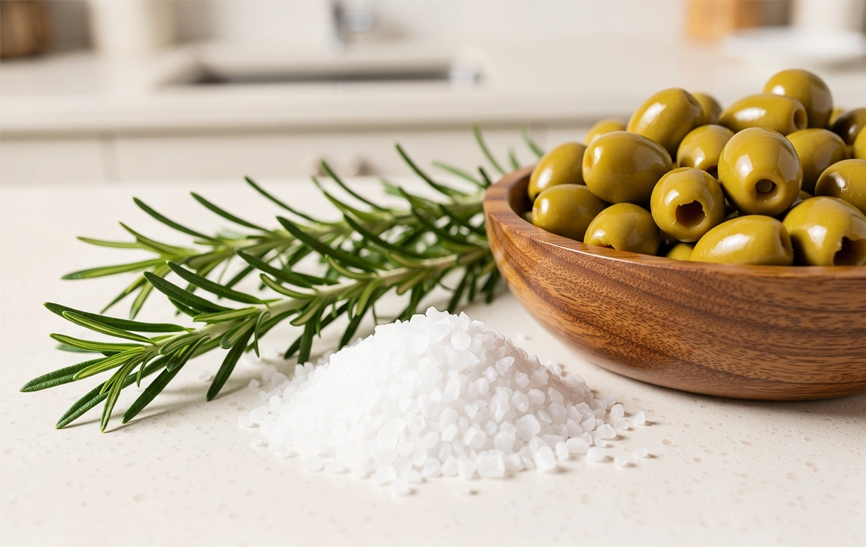 Ingredienti naturali freschi